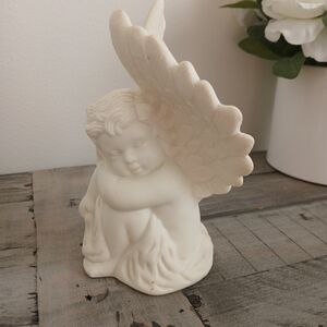 Cream Angel Figurine